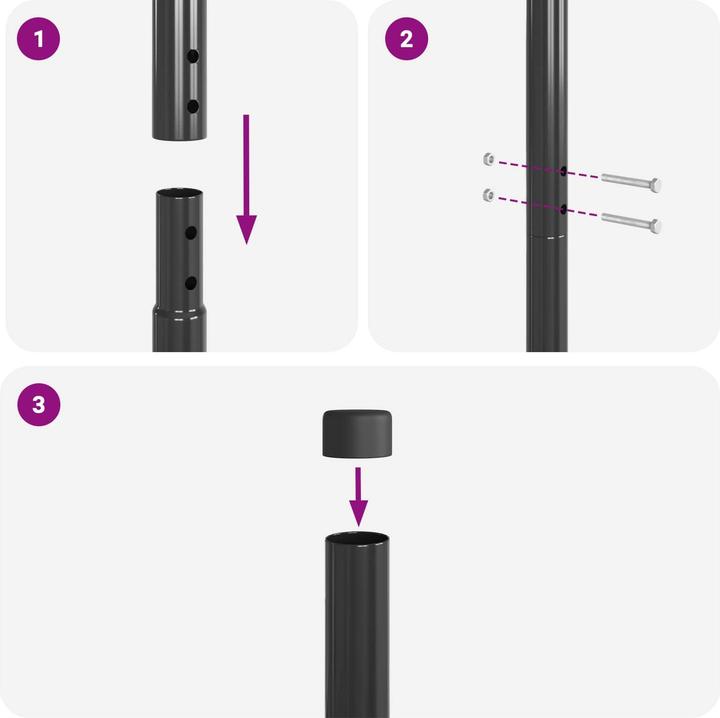 Produktbild vidaXL Zaunpfosten