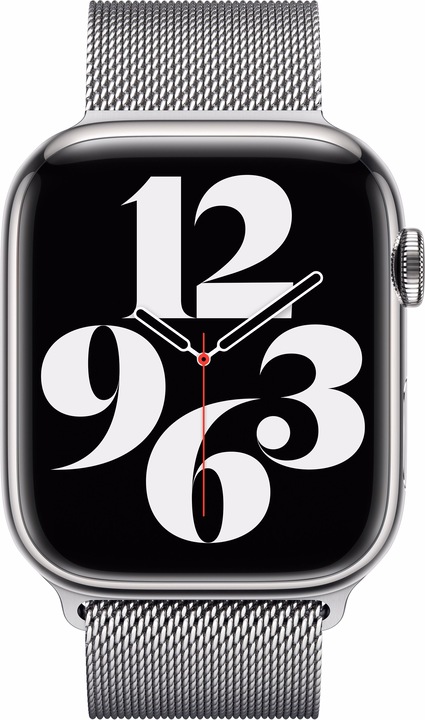 Immagine prodotto Apple Loop (45 mm, Acciaio inox, Apple Watch Series 7, Apple Watch Series 8, Apple Watch Series 9)