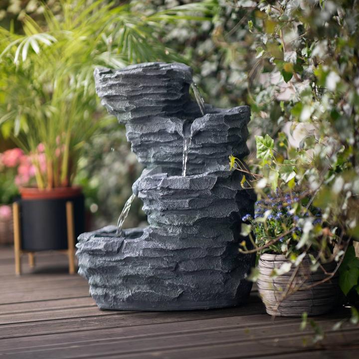 Produktbild Hillvert Solar Gartenbrunnen