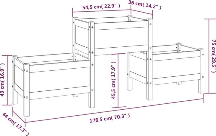 Produktbild vidaXL Pflanzgefäss