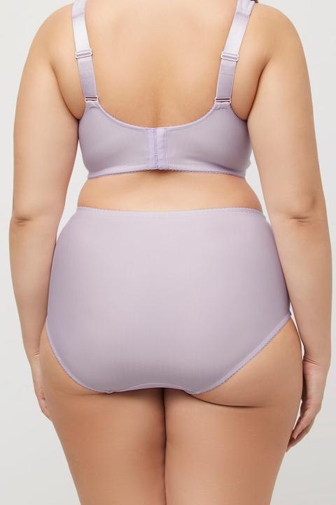 Immagine prodotto Ulla Popken Slip midi a vita alta in confezione doppia con righe sottili (46, 48)