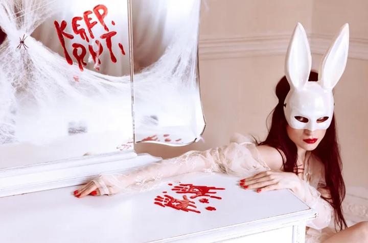 Image du produit Partydeco Gel-Aufkleber Blutige Hände, Rot (2 pièce(s))