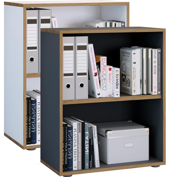 VCM Regal Bücher Ordner Aktenregal Salia 2f