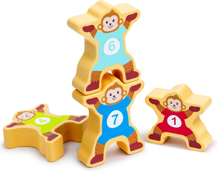Actual product image Hape Monkey and Numbers Toy Train