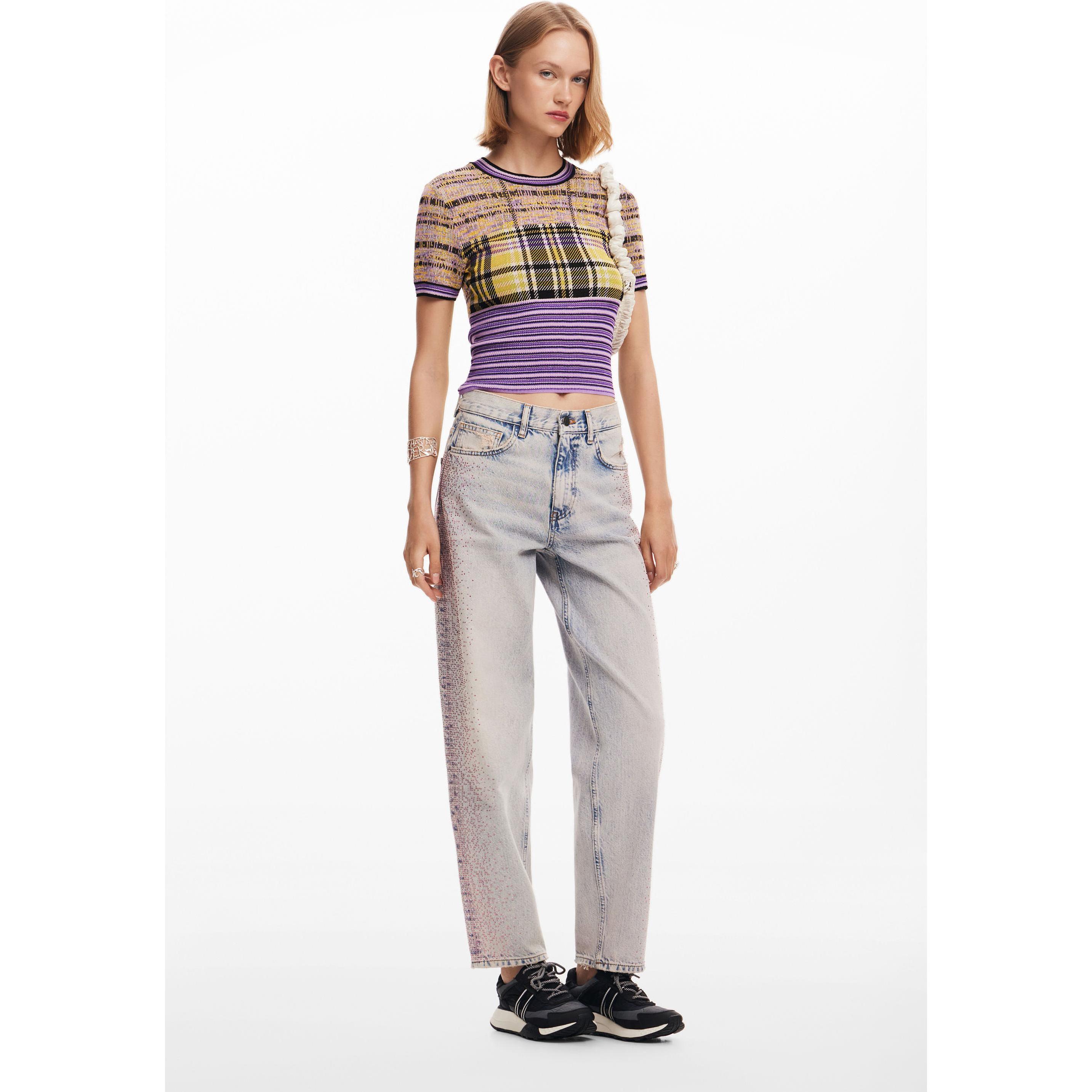 Thumbnail - Desigual, Damen, Shirt, Cuadri, Mehrfarbig, (S)