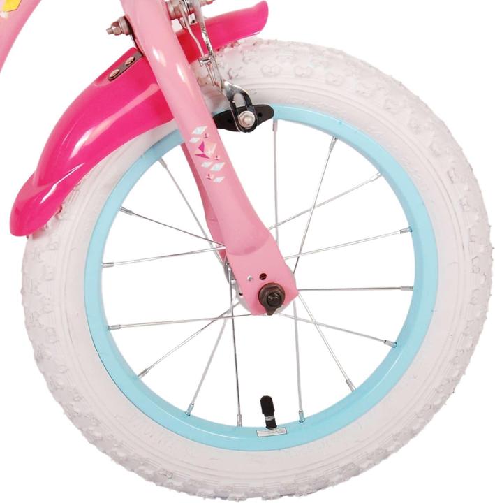Actual product image Disney Princess Kinderfiets - Meisjes - 14 inch - Roze - Twee handremmen (14")