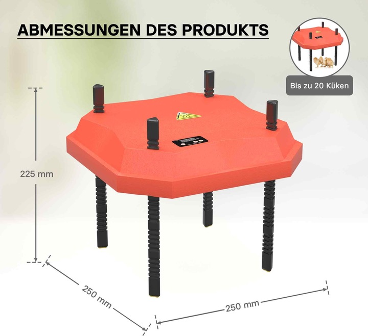 Image du produit Fudajo Küken-Wärmeplatte (30 W)