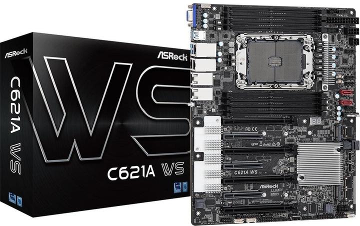 Produktbild AsRock C621A WS ATX (LGA 4189, Intel C621A, ATX)