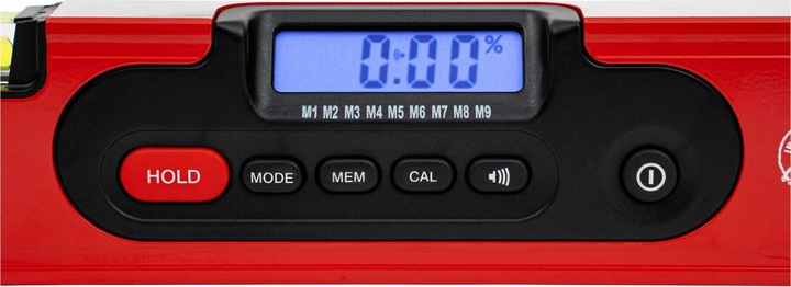 Produktbild Stier Digitale Wasserwaage SDW-1200 LCD-Display ±0,2° 120 cm (6 cm)