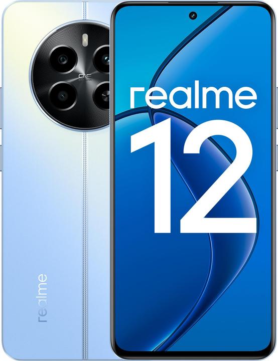 Immagine prodotto realme 12 8Gb 256Gb 6.67" 120Hz Dual (256 GB, Azzurro, Skyline Blu, 6.67", Doppia SIM Ibrida, 4G)