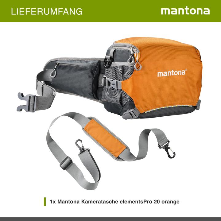 Produktbild mantona ElementsPro 20 (Kamera Bereitschaftstasche, Kamera Schultertasche, 10.29 l)