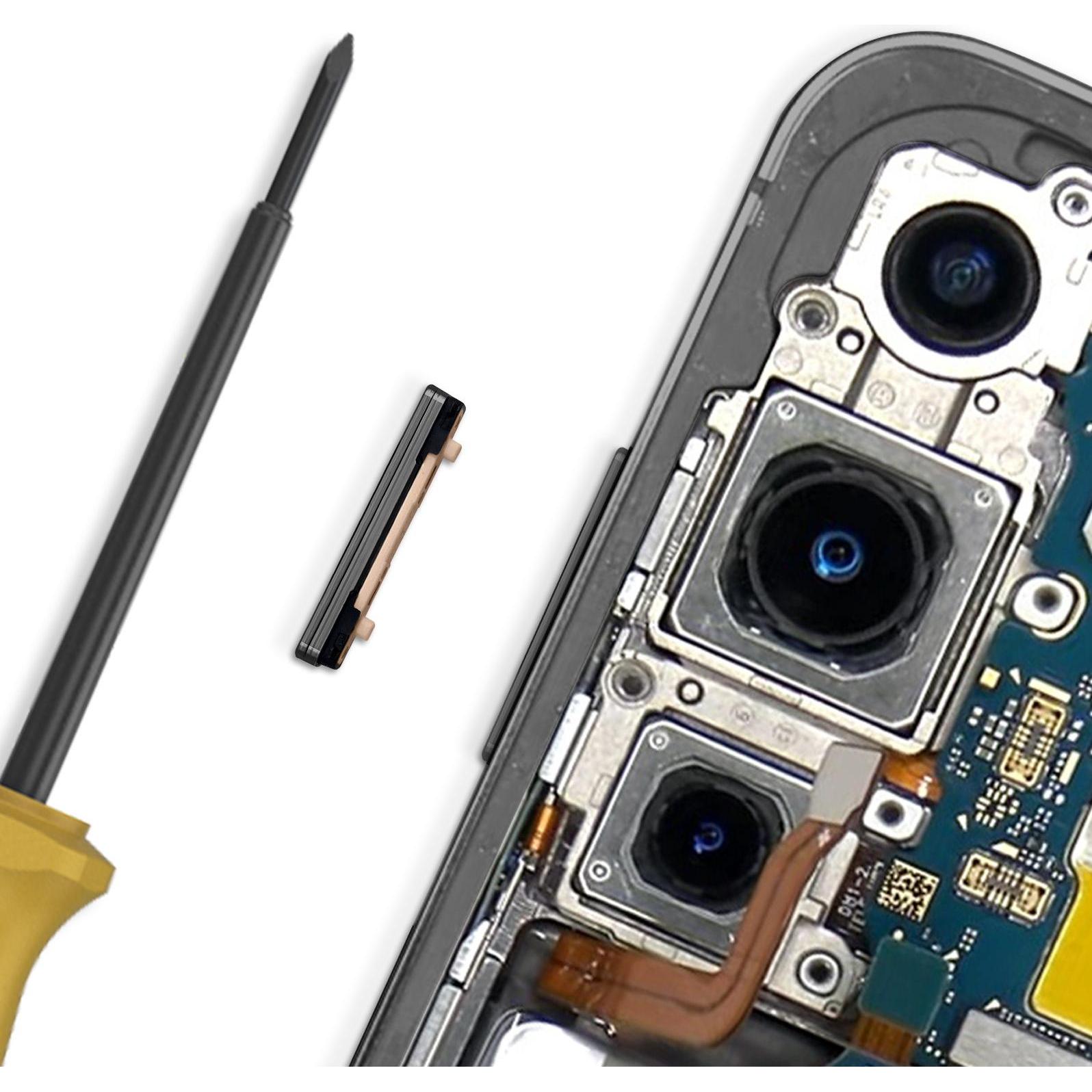Clappio Lautstärketaste Ersatzteil (Galaxy S24 Plus), Mobilgerät Ersatzteile, Schwarz