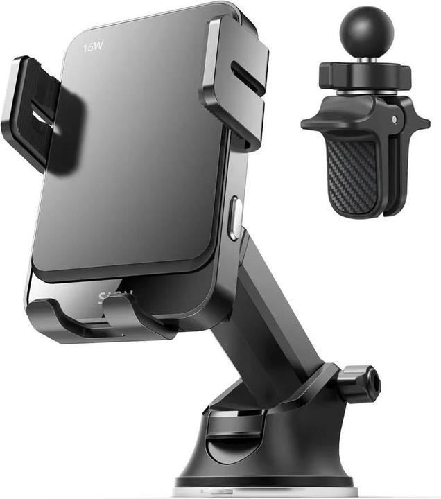 Image du produit SIGN Support de voiture pour smartphones avec charge sans fil, 4.7-6.8