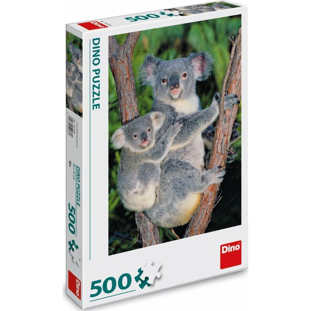 Dino Puzzle Koalas auf dem Baum 500 Teile