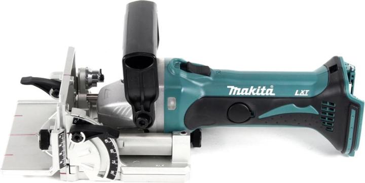 Produktbild Makita DPJ 180 RTJ 18 V Li-Ion Akku Nutfräse im Makpac + 2 x 5,0 Ah Akku + Ladegerät