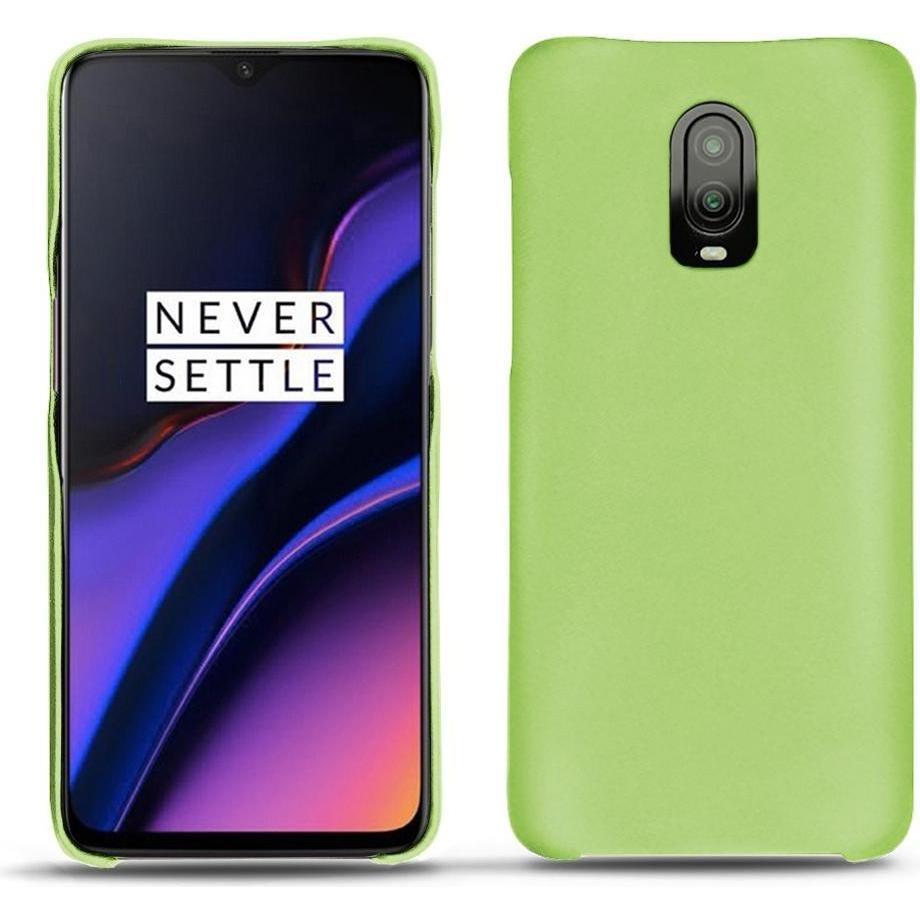Thumbnail - Noreve Lederschutzhülle (OnePlus 6T), Smartphone Hülle, Grün