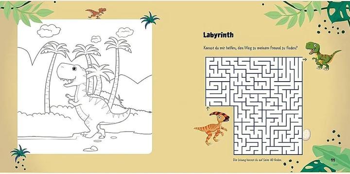 Actual product image Tattoo Book Dinosaur