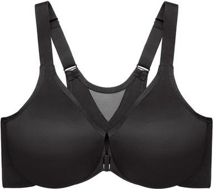 Actual product image Glamorise Wonderwire Front-Closure Posture Back Bra (36 D)