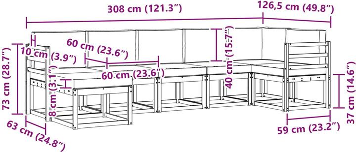 Immagine prodotto vidaXL Outdoor-Sofa