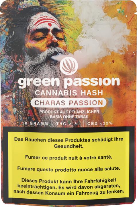 Immagine prodotto Green Passion CBD Hash Charas Passion (10 g, Interno)