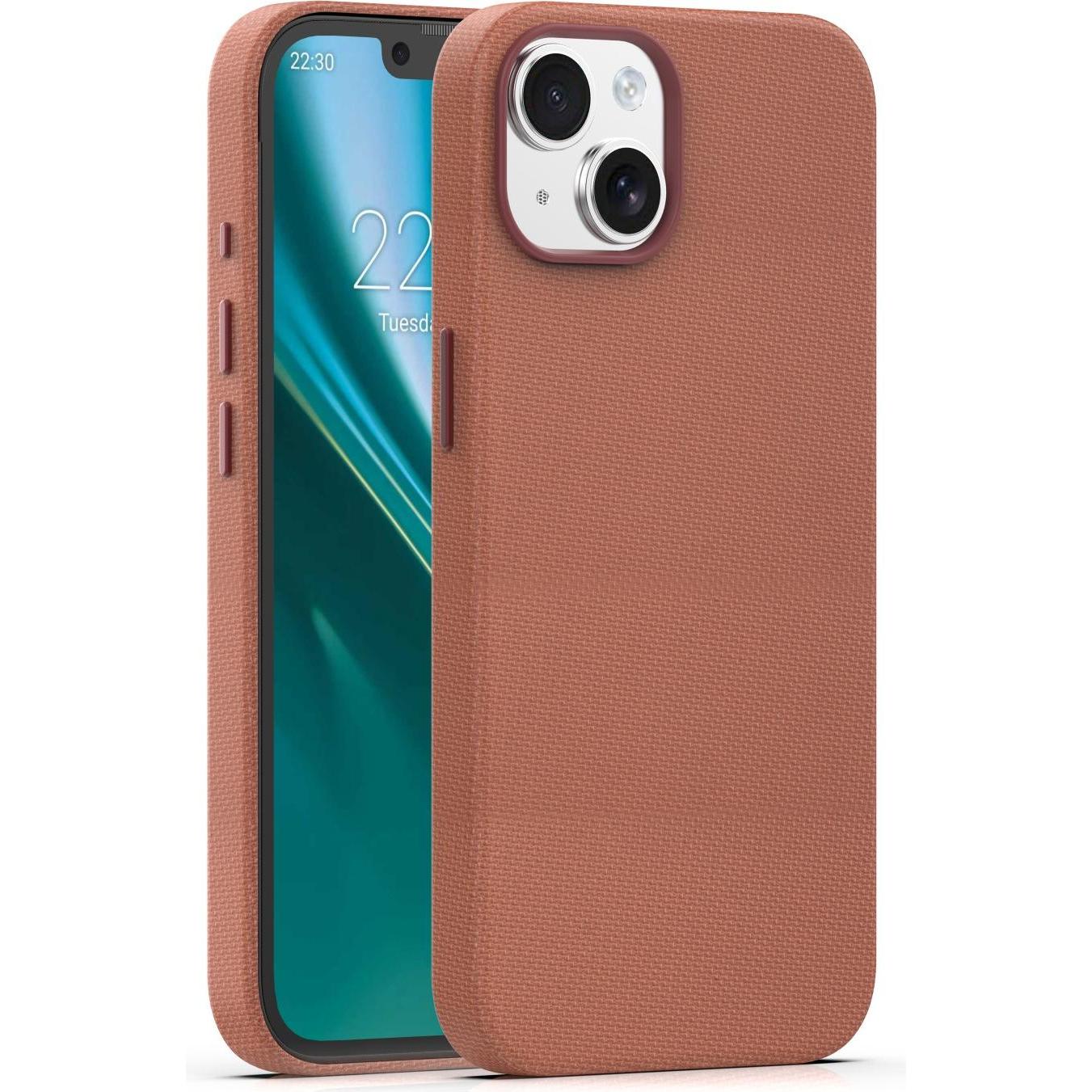 Etteri Elegant Mag case for iPhone 15 6,1" brown (Apple iPhone 15), Cover smartphone, Marrone