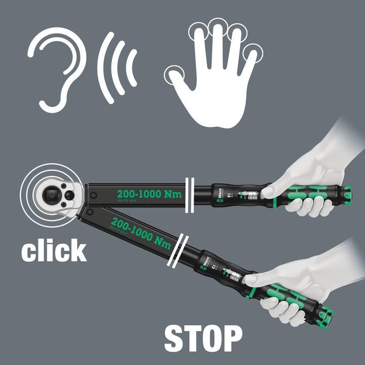 Immagine prodotto Wera Click-Torque E 1 R/L (3/4", 200 Nm, 1000 Nm)