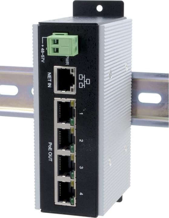Produktbild Exsys EX-6100PoE 5-Port Gigabit Injektor (802.3af (PoE), 802.3at (PoE+), 30 W)