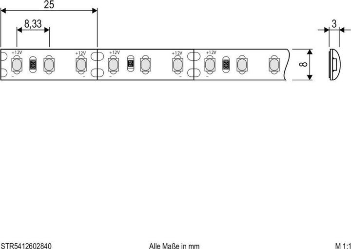 Immagine prodotto EVN Striscia luminosa a LED (Bianco, 500 cm, Esterno)