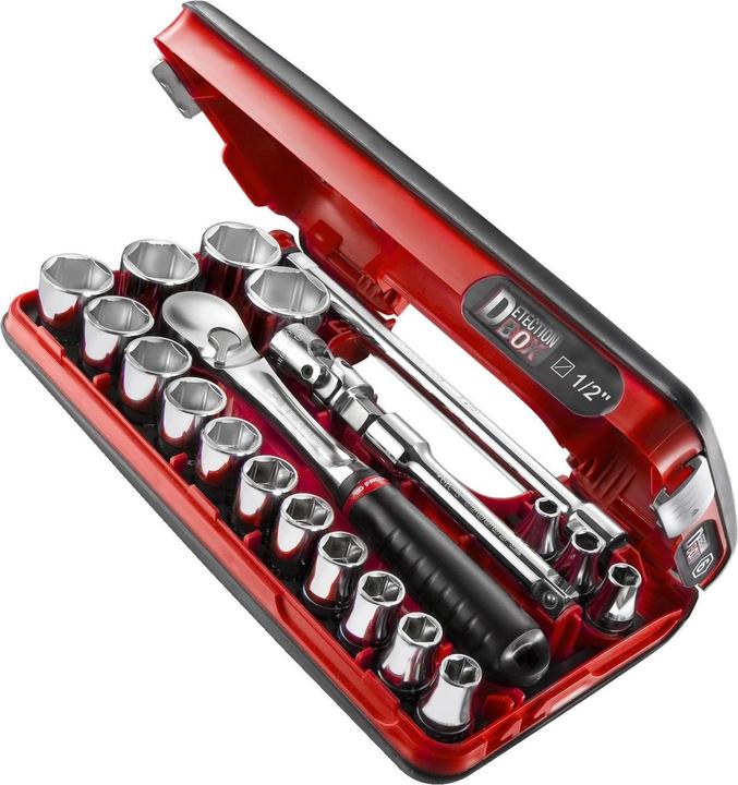 Immagine prodotto Facom Set di bussole 1/2, DBOX 21 pezzi