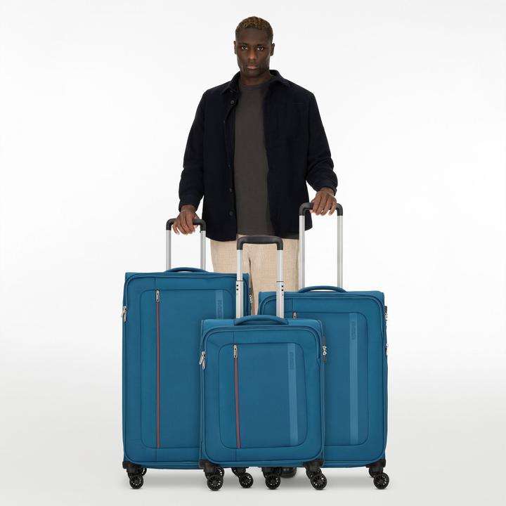 Actual product image American Tourister Blazing Ride 4 Rollen Kofferset 3-teilig mit Dehnfalte (211 l, XL (from 140l))