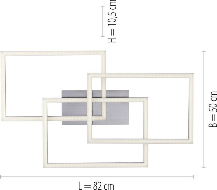Produktbild Just Light LED Deckenlampe LOLAsmart - MAXI Steuerbar per Tuya App, CCT RGB dimmbar Fernbedienung (3240 lm)