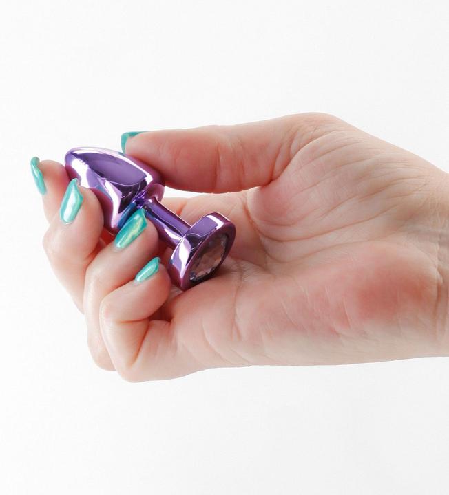Produktbild NS Novelties Small Anal Plug Rear Assets Aluminum Butt Plug for Beginners Metal Anal Toy with Gem Petite Size (Pu