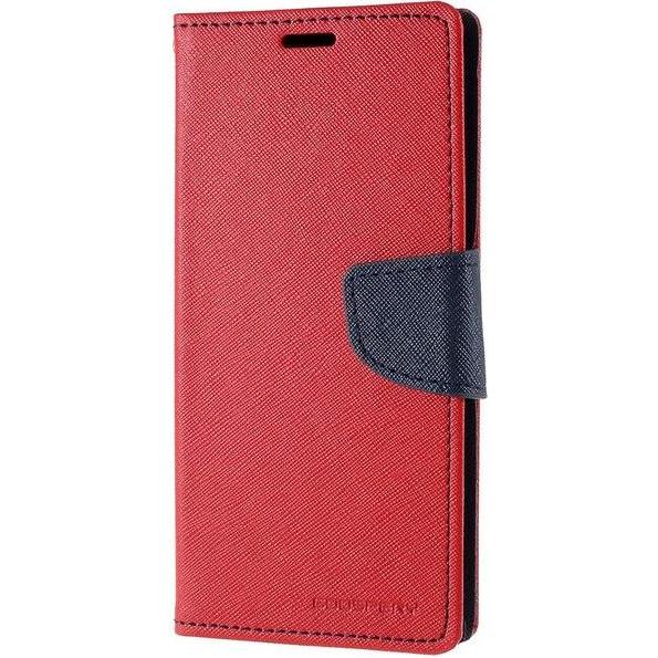 Goospery Fancy Diary Series (Samsung Galaxy Note 10), Smartphone Hülle, Blau, Rot
