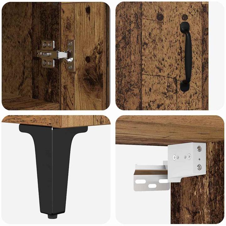 Image du produit vidaXL Highboard Aufbewahrung (34 x 69.50 x 180 cm)