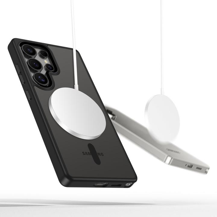 Immagine prodotto Tech-Protect Custodia MagMat MagSafe per Samsung Galaxy S25 Ultra - Nero trasparente (Samsung Galaxy S25 Ultra)