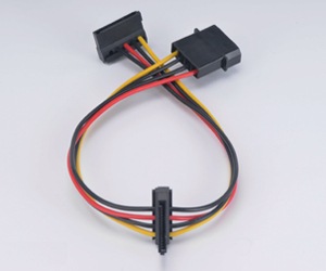 Produktbild Akasa Stromadapter 4-Pol Molex an 2x SATA - 30cm