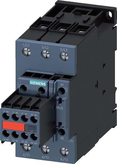 Produktbild Siemens Contactor 22kW/400V 2NO+2NC 230V 3P S2