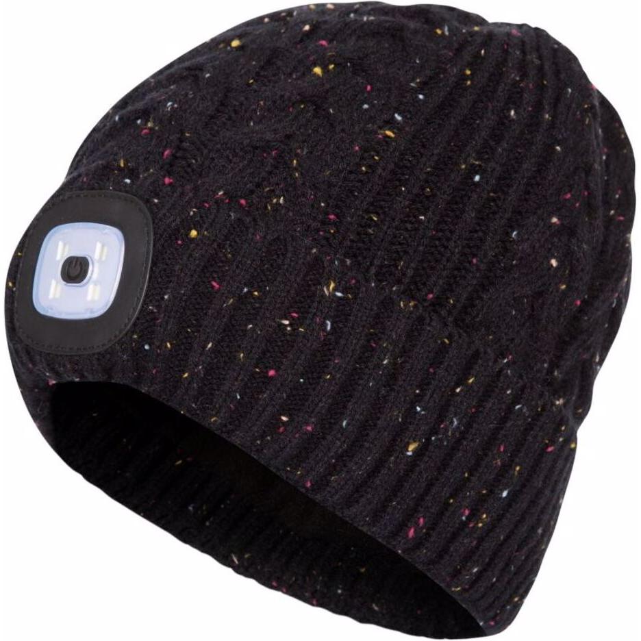 Trespass, Herren, Mütze, DAZZLE Wintermütze mit LED, Schwarz