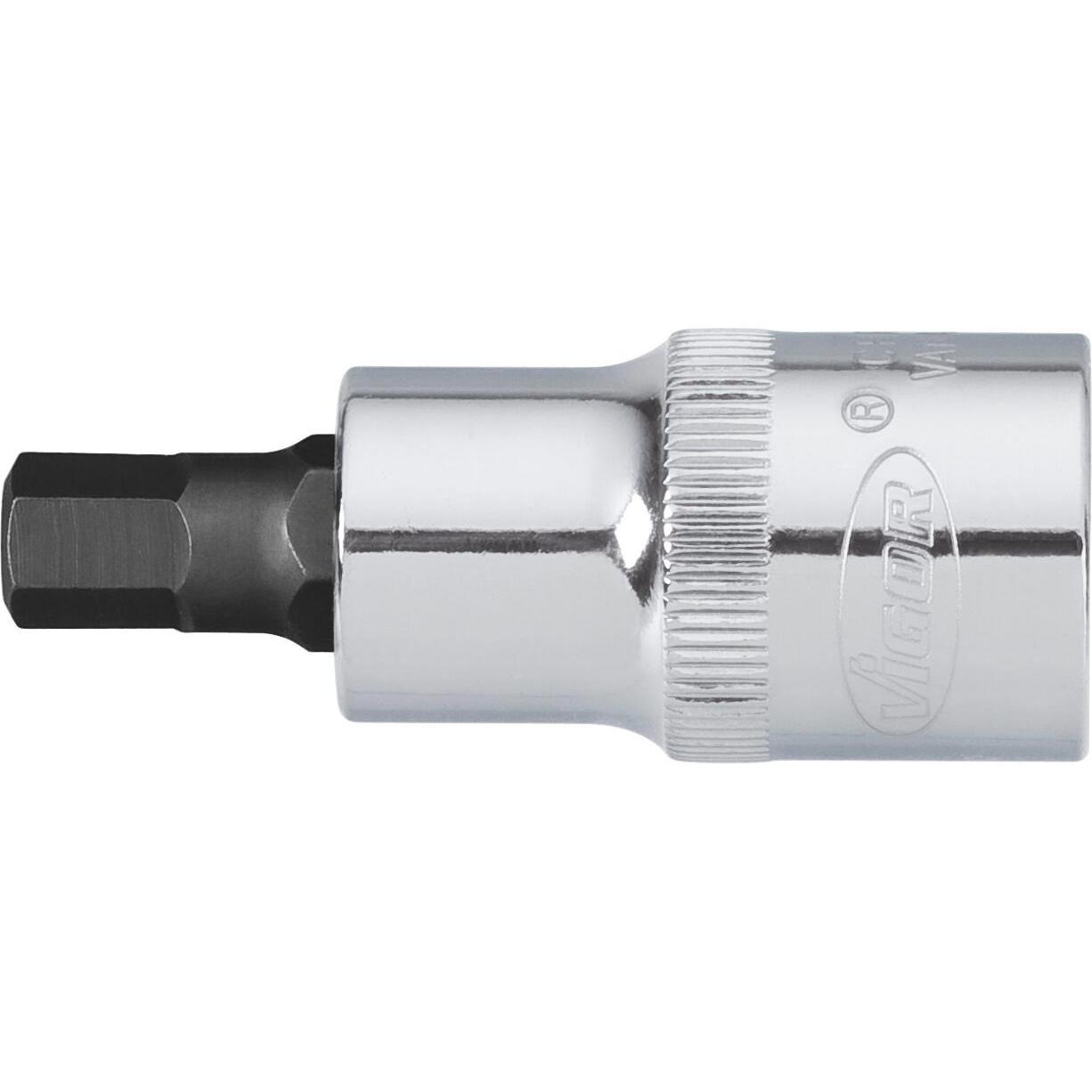 Thumbnail - Vigor, Steckschlüssel + Stecknuss, Innensechskant Schraubendreher-Einsatz ∙ V2106 ∙ Vierkant12,5 mm (1/2 Zoll) ∙ Innen S...