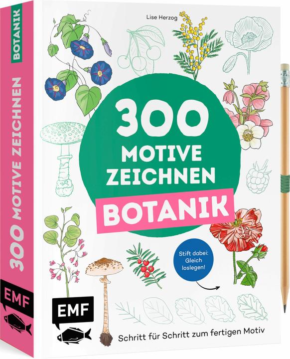 Immagine prodotto Disegna 300 motivi - Botanica