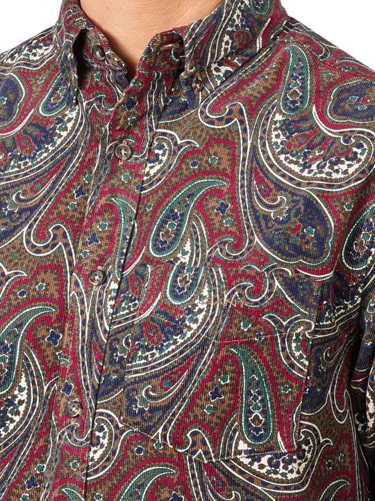 Immagine prodotto GANT Regular Paisley Cord Shirt Long Sleeve Plumped Red (XL)