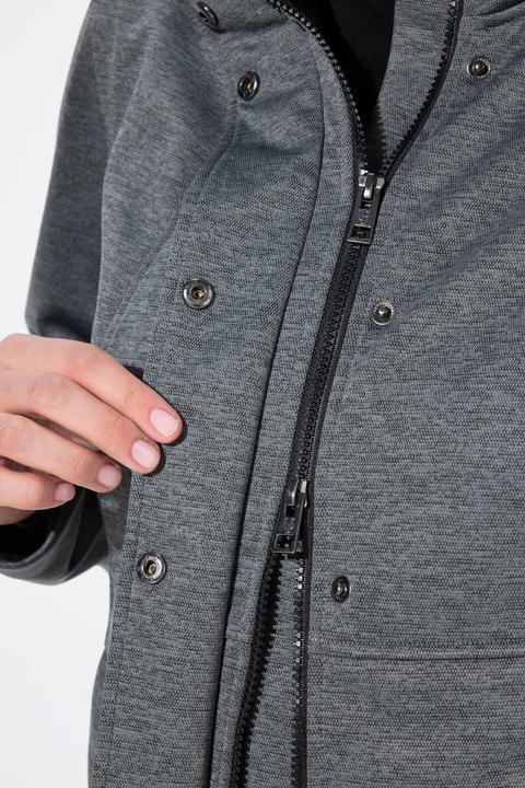 Produktbild Ulla Popken HYPRAR Softshelljacke, wasserdicht, Kapuze, 2-Wege-Zipper (46, 48)