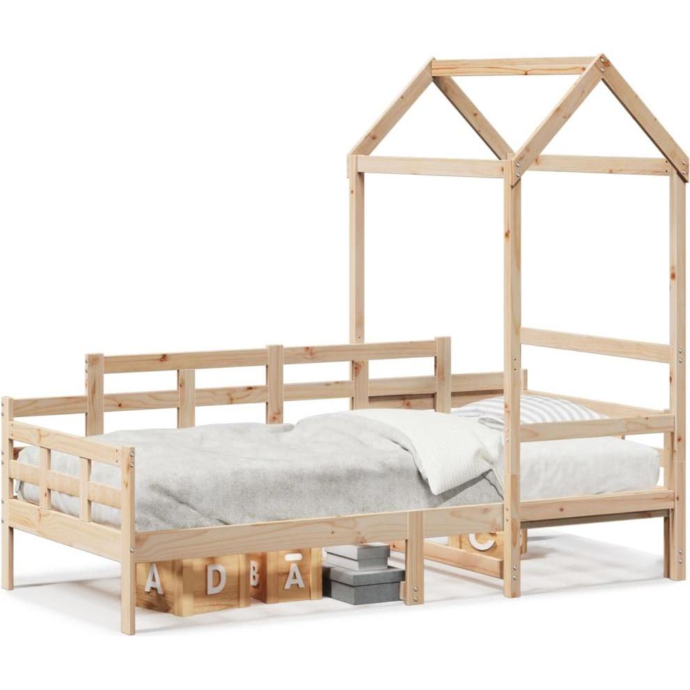 VidaXL, Bett, Tagesbett mit Dach (90 x 190 cm)