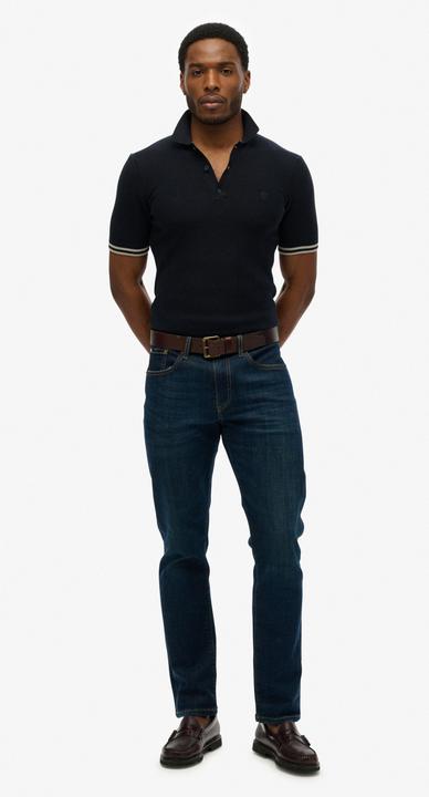 Image du produit Superdry Polo en maille texturée à manches courtes (L)