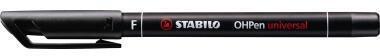 Produktbild STABILO OHPen universal Folienstift permanent (Schwarz, 0.70 mm, 1 x)