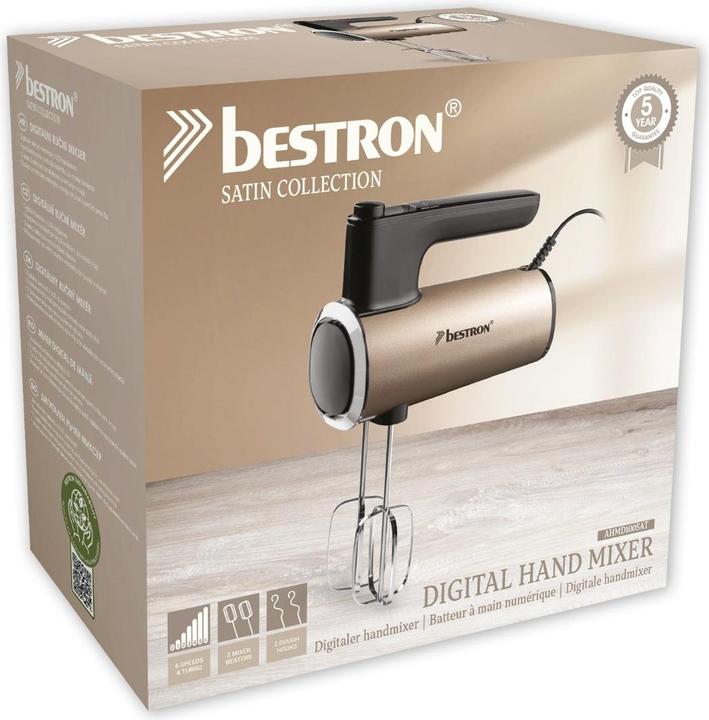 Image du produit Bestron Batteur à main, Satin (400 W)