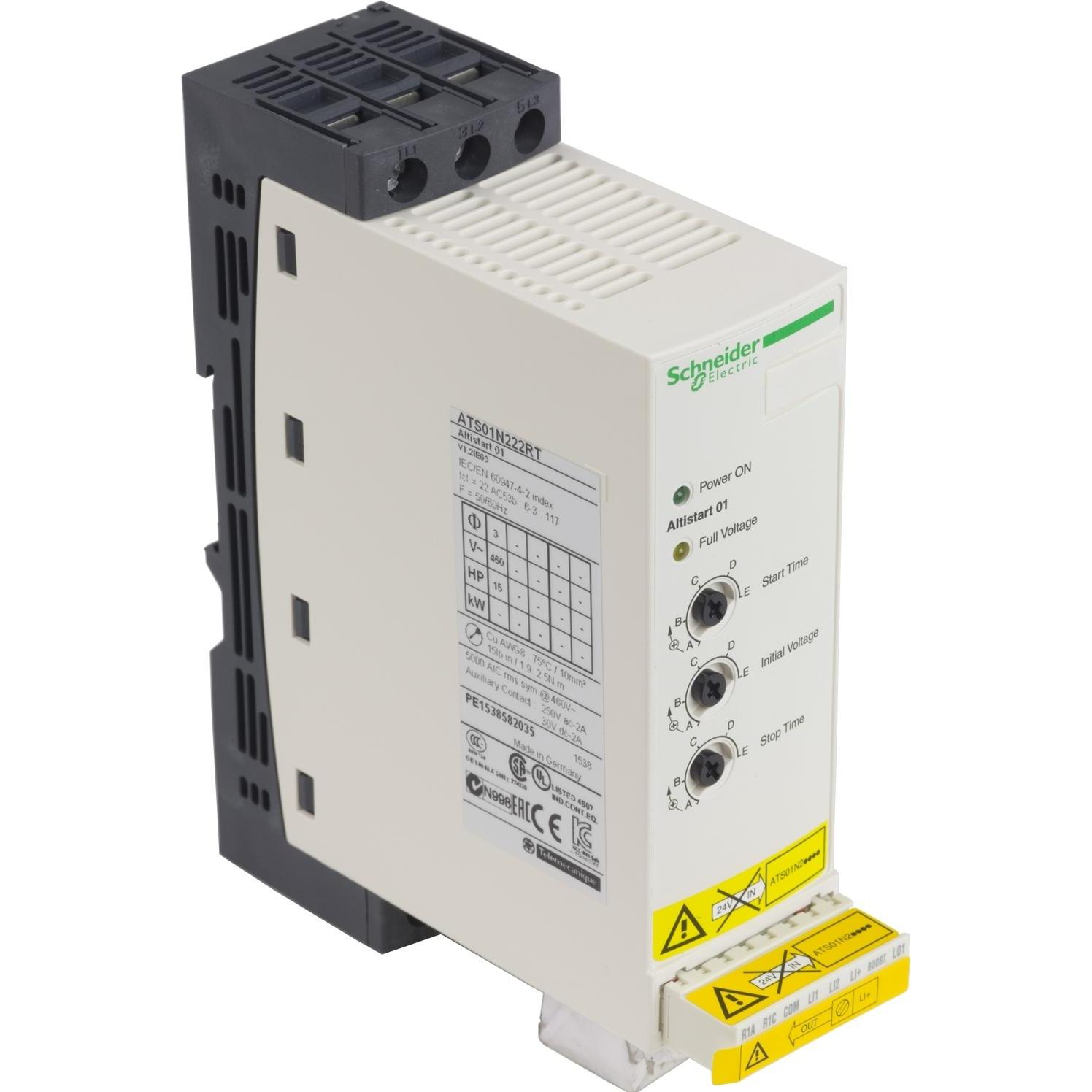 Schneider Electric, Unità di controllo motore, Avviatore dolce per motore asincrono, ATS01, ATS01N222RT