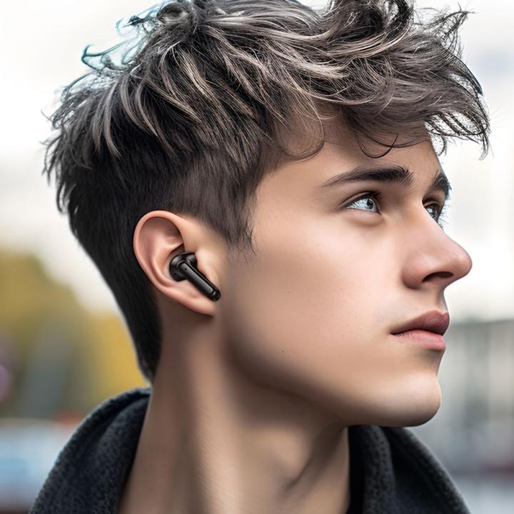 Actual product image Borofone Bluetooth headphones TWS FQ1 Shine black (7 h, Wireless)