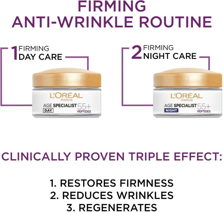 Actual product image L'Oréal Paris LOreal Paris Age Specialist 55+ kit for mature skin (Facial care set)