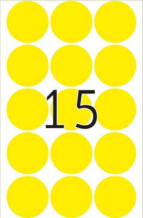 Actual product image HERMA Marking points